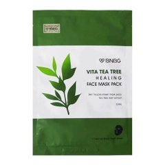Mặt Nạ Miếng Thải Độc Da, Giảm Mụn Chiết Xuất Tràm Trà BNBG Vita Tea Tree Healing Face Mask Pack 30ml