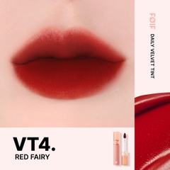 Son Kem Lì Hàn Quốc Thuần Chay, Mịn Mượt Lâu Trôi Foif Daily Velvet Tint 3g