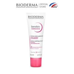 Kem Dưỡng Ẩm Làm Dịu Da, Phục Hồi Da Cho Da Nhạy Cảm Bioderma Sensibio Defensive Cream 40ml