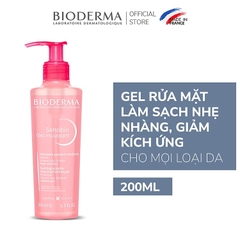 Sữa Rửa Mặt Dạng Gel Cho Da Nhạy Cảm Bioderma Sensibio Gel Moussant 200ml