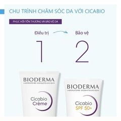 Kem Dưỡng Chống Nắng, Phục Hồi Da Tổn Thương Bioderma Cicabio SPF50+ 30ml
