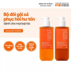 Bộ Dầu Gội Xả Dưỡng Tóc Mềm Mượt, Phục Hồi Tóc Hư Tổn Mise En Scene Repair Perfect Serum Original 680ml