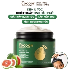 Kem Ủ Tóc Bưởi Giảm Gãy Rụng Tóc, Mềm Mượt Chắc Khỏe Cocoon Pomelo Hair Mask 200ml