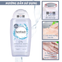 Dung Dịch Vệ Sinh Phụ Nữ Dành Cho Da Nhạy Cảm Femfresh Sensitive Intimate Wash 250ml