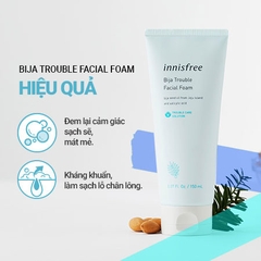 Sữa Rửa Mặt Cho Da Dầu Mụn Innisfree Bija Trouble 150ml