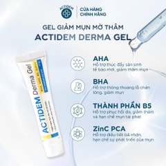 Kem Trị Mụn, Thâm Actidem Derma Gel 18g