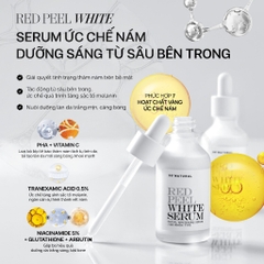 Tinh Chất Dưỡng Trắng, Mờ Thâm Nám So’Natural Red Peel White Serum 35ml