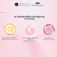Sữa Tắm Trắng Da Hoa Trà Weilaiya Niacinamide Shower Gel 450ml