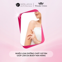 Sữa Tắm Trắng Da Hoa Trà Weilaiya Niacinamide Shower Gel 450ml