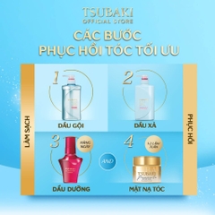 Bộ Gội Xả Phục Hồi Hư Tổn, Sạch Dầu Mát Lạnh Tsubaki Premium Cool 490ml