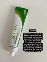 Gel Trị Mụn Ẩn, Mụn Trứng Cá Tazoretin Adapalene 0.1% 15g