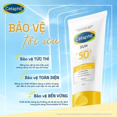 Gel Chống Nắng Dịu Nhẹ Cho Da Nhạy Cảm Cetaphil Sun SPF 50+ Light 50ml