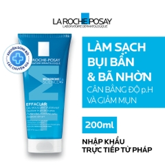Gel Rửa Mặt Dạng Gel Cho Da Dầu Mụn La Roche-Posay Effaclar Purifying Foaming Gel For Oily Sensitive Skin 200ml