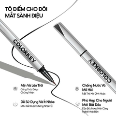 Kẻ Mắt Nước Lâu Trôi Colorkey Floating Color Liquid Eyeliner 0.5ml