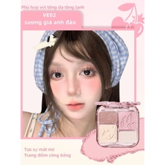 Bảng Má Hồng & Bắt Sáng Highlight 4 Ô Veecci 9g