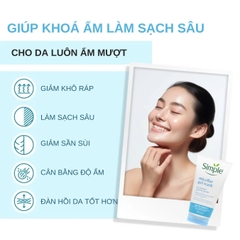 Sữa Rửa Mặt Sạch Sâu Và Cấp Ẩm Cho Da Khô Simple Water Boost 150ml