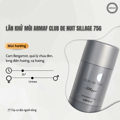 Lăn Khử Mùi Armaf Club De Nuit Sillage Deodorant Stick 75g