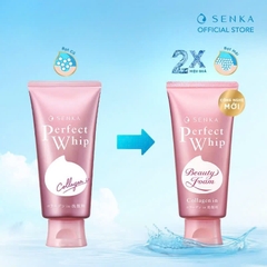 Sữa Rửa Mặt Tạo Bọt Ẩm Mịn, Săn Chắc Da Senka Perfect Whip Collagen In 120g