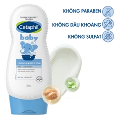 Sữa Tắm Gội 2 In 1 Cho Bé Cetaphil Baby Gentle Wash & Shampoo 230ml