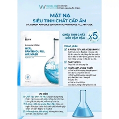 Mặt Nạ Siêu Tinh Chất Cấp Ẩm, Làm Dịu Da Dr.Wonjin Ampoule Edition Fill Air Mask 27g