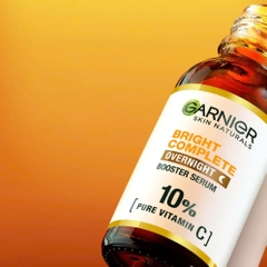 Tinh Chất Dưỡng Sáng Da, Mờ Thâm Ban Đêm Garnier Skin Naturals Bright Complete Overnight Booster Serum 30ml