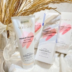 Kem Dưỡng Thể Chống Nắng Whisis Premium Collagen Whitening Body Lotion SPF50+ PA++++ 200ml