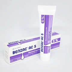 Chấm mụn 5% Benzoyls Peroxide Benzac 15g