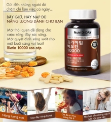 Viên Uống Bổ Sung Biotin 10000 Premium Nutri D-Day 90V