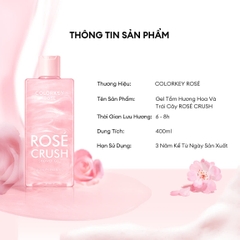 Sữa Tắm Hương Hoa Colorkey Rosé Crush Shower Gel 400ml