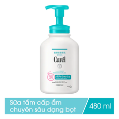 Sữa Tắm Curél Intensive Moisture Care Foaming Body Wash Dạng Bọt Cấp Ẩm Cho Da Khô Nhạy Cảm 480ml