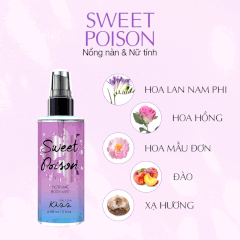 Xịt Thơm Toàn Thân Hương Nước Hoa Malissa Kiss Body Mist 88ml