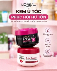 Mặt nạ tóc L’Oréal Paris Elseve Total Repair 5 Filler Repairing Mask | Dưỡng mềm mượt, chăm sóc tóc hư tổn