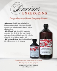 DẦU GỘI DAVINES CHỐNG RỤNG TÓC ENERGIZING 250NL - 1000ML