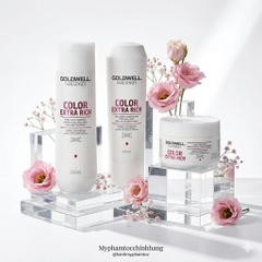 Dầu gội xả giữ màu nhuộm Goldwell Dualsenses Color Extra Rich Brilliance Shampoo & Conditioner