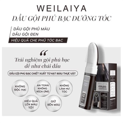 Dầu Gội Phủ Bạc Dưỡng Tóc Weilaiya Magic Color Comb (Weilaiya Magic Color Comb Hair Dye Shampoo) 100ml