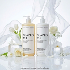 Bộ đôi dầu gội OLAPLEX No.4 và dầu xả OLAPLEX No.5