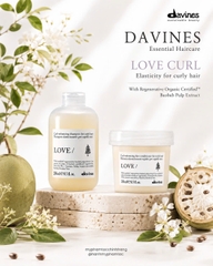 Dầu gội – dầu xả- Ủ cho tóc uốn xoăn Davines  Essential Haircare LOVE CURL