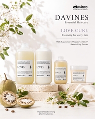 Dầu gội – dầu xả- Ủ cho tóc uốn xoăn Davines  Essential Haircare LOVE CURL