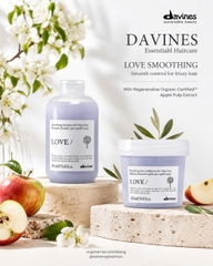 Dầu gội – dầu xả- Ủ làm suôn mượt tóc Davines Essential Haircare LOVE Smoothing