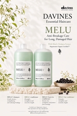 Dầu gội- Dầu xả Davines MELU giảm đứt gãy chẻ ngọn, dưỡng tóc chắc khoẻ 250ml
