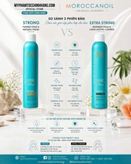 Gôm Xịt Giữ Nếp Moroccanoil Luminous Hairspray 330ml (cứng - Strong Hold hoặc siêu cứng Extra Strong Hold)