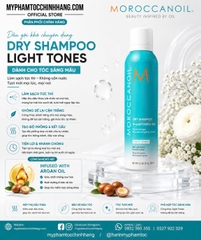 Dầu Gội Khô Moroccanoil Dry Shampoo 323ml