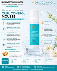 Kem Bọt Kiểm Soát Sóng Xoăn Moroccanoil Curl Control Mousse 150ml