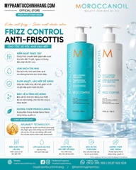 Dầu Gội, Dầu Xả Moroccanoil Suôn Mượt Kiểm Soát Xù Frizz Control Shampoo, Conditioner