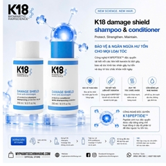 Gội xả K18 bảo vệ pH- DAMAGE SHIELD protective shampoo 250ML-930ML