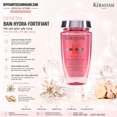 Dầu gội và dầu xả Kérastase Genesis phục hồi sợi tóc yếu, giảm đứt gãy thân tóc