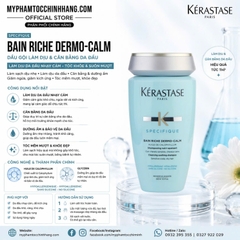 Dầu Gội Kérastase Spécifique Bain Dermo-Calm Cho Da Đầu Nhạy Cảm 250ml | 1000ml