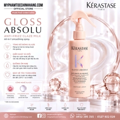 Xịt dưỡng tóc Kérastase Gloss Absolu Anti-Frizz Glaze Milk 190ml