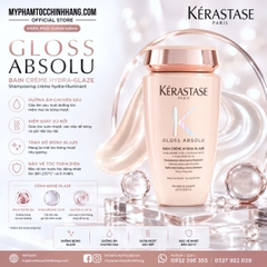 KÉRASTASE GLOSS ABSOLU CRÈME HYDRA-GLAZE | DÒNG KEM GỘI MỚI CHO TÓC DÀY XƠ RỐI, KHÓ VÀO NẾP