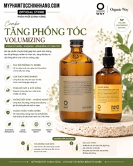 Dầu Gội OWAY Tạo Phồng Volumizing 240ml - 950ml Hoặc Xịt Dưỡng Tóc OWAY Volumizing Root Spray 160ml